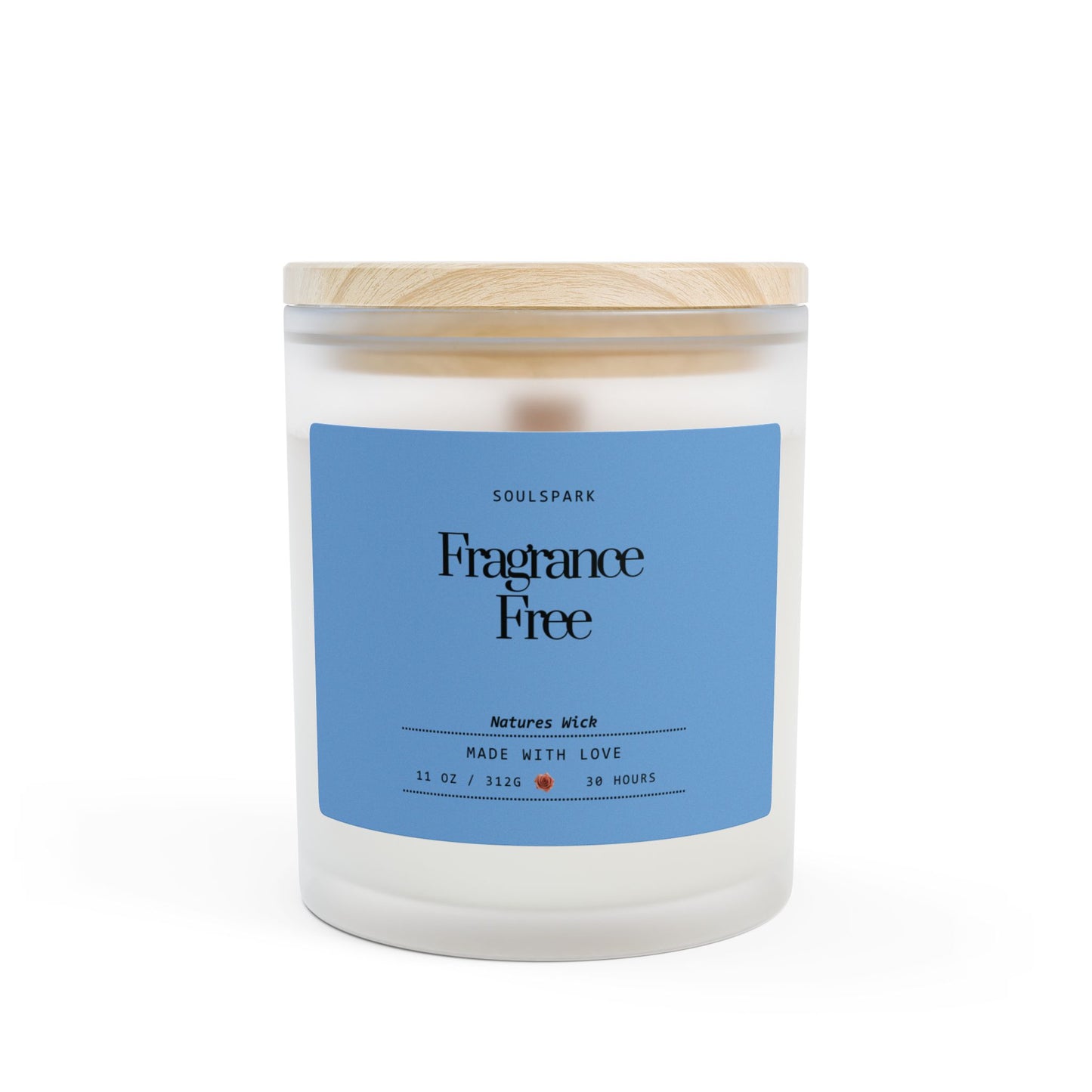 Fragrance Free Candle, 11oz